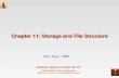 11. Storage and File Structure