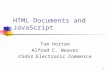 Cs453 d HTML Javascript 1