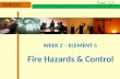 IGC2 Elem 5 (Fire Hazards and Controls)