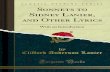Sonnets to Sidney Lanier and Other Lyrics 1000015706