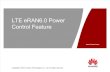 LTE eRAN6.0 Power Control Feature