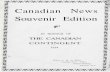 Canadian News Souvenir Edition - The Canadian Contingent 1914