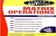 Matrix Operations (Schaum)