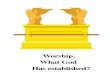 Worship What Has God Established