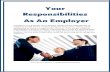 Your Responsibilities As An Employer