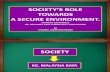 Societys Role Towards a Secure Environment