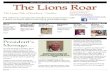 The November Lions Roar is here!