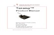 Tarang - Product Manual 2.2