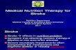 K.22 Medical Nutrition Therapy for Stroke