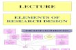 Lecture Research Design