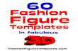 60 Fashion Figure Templates in 3D