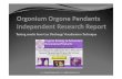 Orgonium Orgone Energy Research