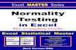 Normality Testing in Excel