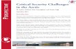 The Arctic:  Five Critical Security Challenges