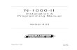N-1000-Ll Instllation & Programming Manual
