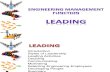 Engineering Management Function - Leading