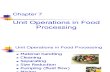 07 Unit Operations in Food Processing