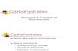Principles of Biochemistry (Carbohydrates)