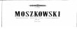 Moszkovski Piano sheet music