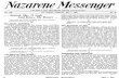 Nazarene Messenger - May 7, 1908