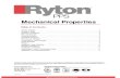 Ryton Mechanical Properties