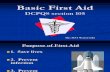 Basic First Aid, DCPQS
