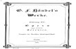 Handel - Berenice - Score