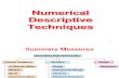 3.Numerical Descriptive Techniques