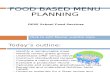 Food Based Menu Planning 20092