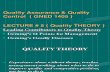 Contributors to Quality Theory