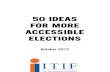 50 Ideas for More Accessible Elections