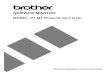 Brother P-Touch Mini Tech Service Manual