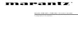 Marantz PM7001 Manual