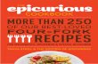 Recipes From the Epicurious Cookbook by Tanya Steel and the Editors of Epicurious