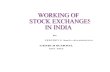 FINANCE PROJECTS Working of Stock Exchanges