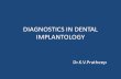 Diagnostics in Dental Implantology