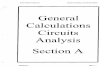 General Calculations for Circuit Analysis