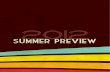 Summer Preview 2012