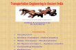 Transportation Engg in Ancient India