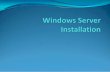 1-Windows Server Installation