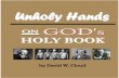 Unholy Hands on Gods Holy Book