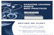 Karoke Lounge Meets Best Practices to Publish