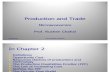 Micro Economics - Production and Trade