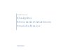 Delphi Documentation Guidelines