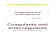 Anticoagulants Anti Platelets & Hematinincs