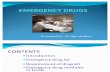 Emergency Drugs and Its Uses