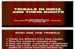 Rights of Tribals in India