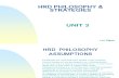 HRD - Philisopy & Strategy - Unit 3
