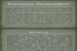 Sumerian Civilization - W.H. Presentation