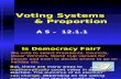 Proportion & Voting Systems Lo 12.1.1